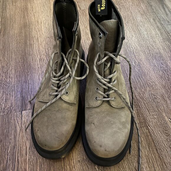 Doc Martens 1460 Size 10 Mens Pascal Boots Green Leather...
